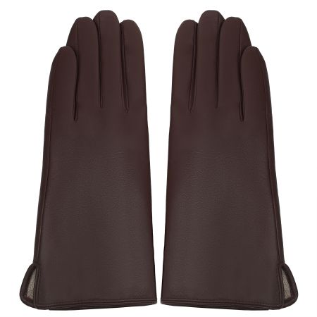 женские перчатки ALLA PUGACHOVA (арт. AP33280-chocolate-21Z)